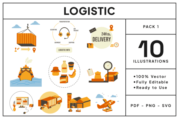 10 Logistic Vector Illustrations: A Comprehensive Overview