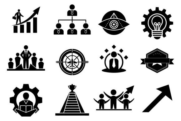Advancement Vector Icon Set: A Modern Tool for Growth and Success