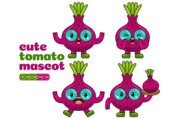 Cute Onion Mascot Vector Pack 01: A Versatile Design Asset for Creative Professionals