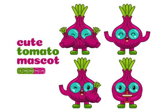 Cute Onion Mascot Vector Pack 04: A Versatile Tool for Modern Designers