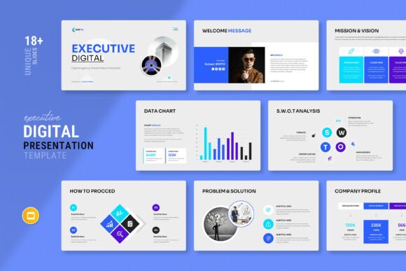 Executive Digital Google Slides Template