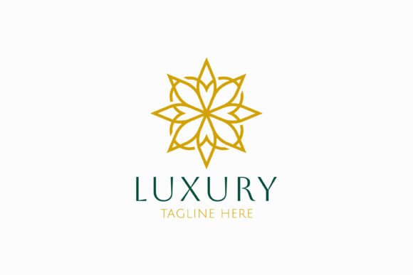 Luxury Floral Decorative Ornament Logo