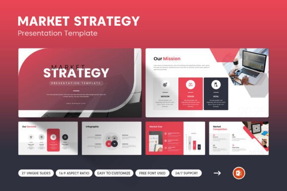 Market Strategy PowerPoint Template: A Professional Tool for Effective Presentations