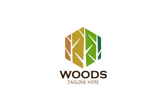 Woods Furniture Architecture Decor Logo
